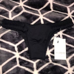 San Lorenzo black bikini bottoms